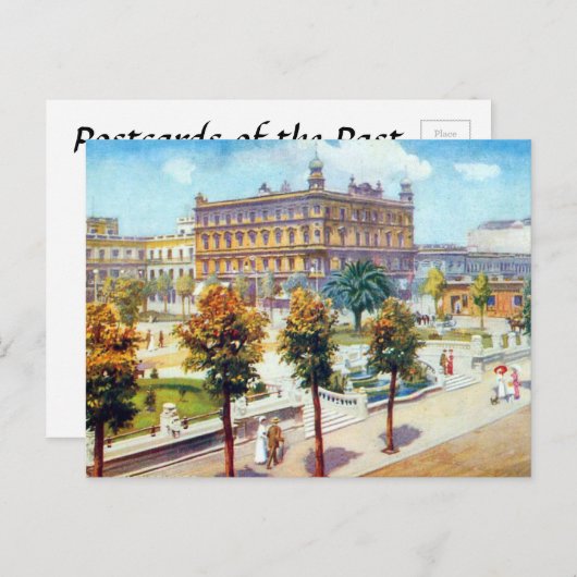 Alte Postkarte - Montevideo, Uruguay (Vorne/Hinten)