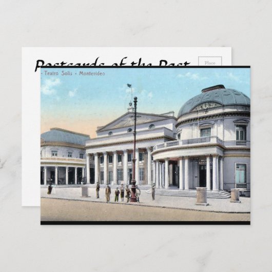 Alte Postkarte - Montevideo, Uruguay (Vorne/Hinten)