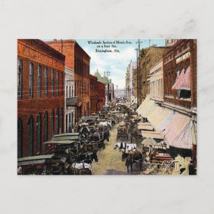Alte Postkarte - Morris Ave, Birmingham, Alabama