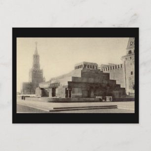 Alte Postkarte - Moskau, Roter Platz, Lenin's Grab