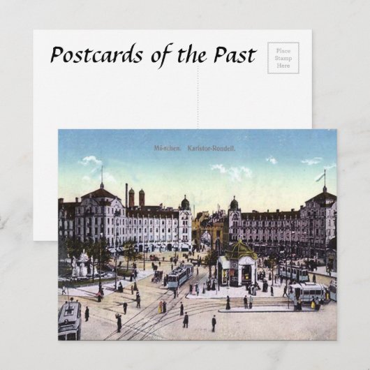 Alte Postkarte - München, Deutschland (Vorne/Hinten)