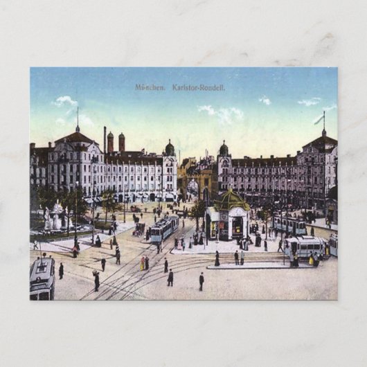 Alte Postkarte - München, Deutschland (Vorderseite)