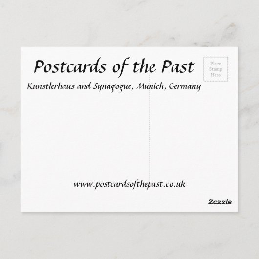 Alte Postkarte - München, Deutschland (Rückseite)