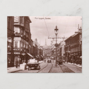 Alte Postkarte - Murraygate, Dundee