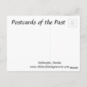 Alte Postkarte - Nethergate, Dundee (Rückseite)