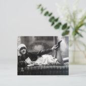 Alte Postkarte - Neuausrichtung der Haushaltshilfe (Stehend Vorderseite)