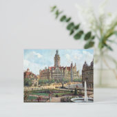 Alte Postkarte - Neues Rathaus, Leipzig (Stehend Vorderseite)