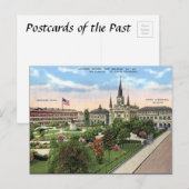 Alte Postkarte - New Orleans, Louisiana (Vorne/Hinten)