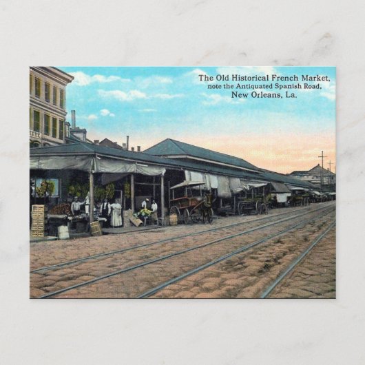 Alte Postkarte - New Orleans, Louisiana (Vorderseite)