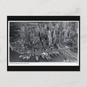 Alte Postkarte - New York City aus der Luft