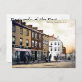 Alte Postkarte - Newburyport, Massachusetts (Vorne/Hinten)