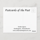 Alte Postkarte - Newburyport, Massachusetts (Rückseite)