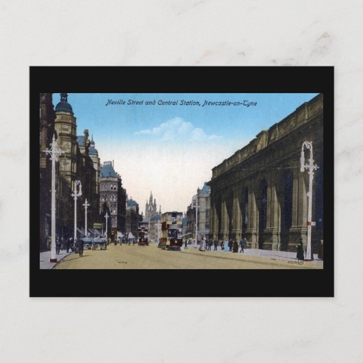 Alte Postkarte - Newcastle-on-Tyne (Vorderseite)