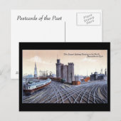 Alte Postkarte - Newcastle-on-Tyne (Vorne/Hinten)