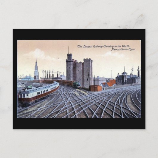 Alte Postkarte - Newcastle-on-Tyne (Vorderseite)