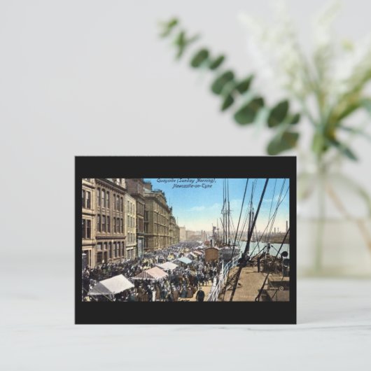 Alte Postkarte - Newcastle-on-Tyne (Stehend Vorderseite)