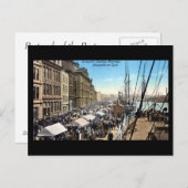 Alte Postkarte - Newcastle-on-Tyne (Vorne/Hinten)