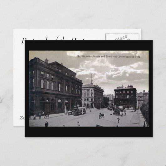 Alte Postkarte - Newcastle-upon-Tyne (Vorne/Hinten)