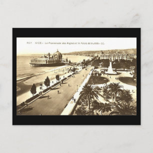 Alte Postkarte, Nizza, Promenade des Anglais Postkarte