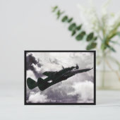 Alte Postkarte - Northrop P-61 Schwarzes Fenster (Stehend Vorderseite)