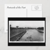Alte Postkarte - Nottingham, Trent Bridge (Vorne/Hinten)