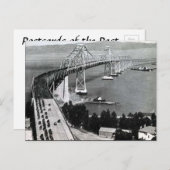 Alte Postkarte - Oakland Bay Bridge (Vorne/Hinten)