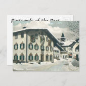 Alte Postkarte - Oberammergau, Bayern, Deutschland (Vorne/Hinten)