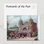 Alte Postkarte - Opernhaus, Buxton, Derbyshire. (Vorne/Hinten)
