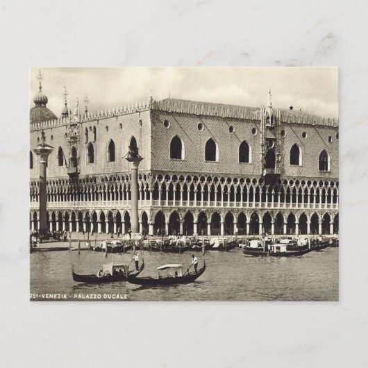 Alte Postkarte - Palazzo Ducale, Venezia (Vorderseite)