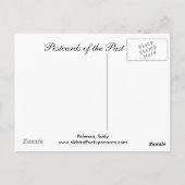 Alte Postkarte, Palermo, Sizilien Postkarte (Rückseite)