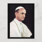 Alte Postkarte - Papst Paul VI (Vorderseite)