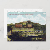 Alte Postkarte - Peak Hotel und Bahnhof (Vorne/Hinten)