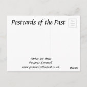 Alte Postkarte - Penzance, Cornwall (Rückseite)