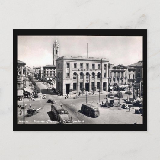 Alte Postkarte - Pescara, Corso Umberto (Vorderseite)