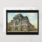 Alte Postkarte - Philadelphia, Akademie der Bilden (Vorne/Hinten)
