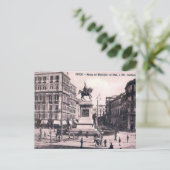 Alte Postkarte - Piazza del Municipio, Napoli (Stehend Vorderseite)