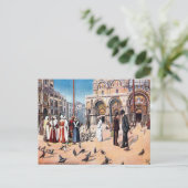 Alte Postkarte - Piazza San Marco, Venedig (Stehend Vorderseite)