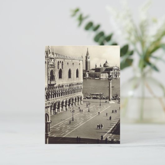 Alte Postkarte - Piazzetta San Marco, Venezia (Stehend Vorderseite)