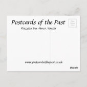 Alte Postkarte - Piazzetta San Marco, Venezia (Rückseite)