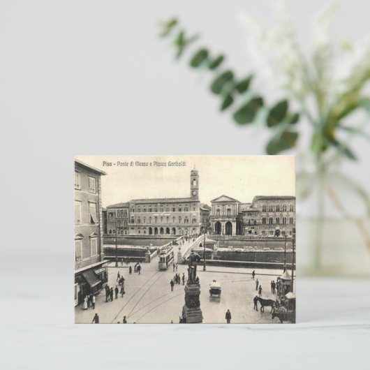 Alte Postkarte - Pisa, Italien (Stehend Vorderseite)