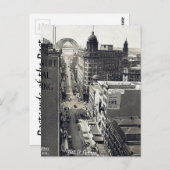 Alte Postkarte - Pitt Street. Sydney, NSW (Vorne/Hinten)