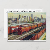 Alte Postkarte - "Pittsburg fördert den Fortschrit (Vorne/Hinten)