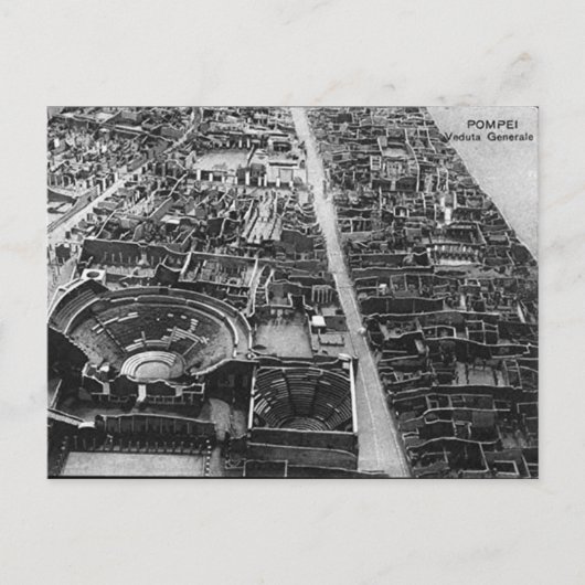 Alte Postkarte - Pompei (Vorderseite)