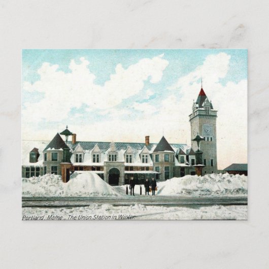 Alte Postkarte - Portland, Maine (Vorderseite)