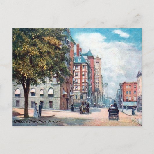 Alte Postkarte - Portland, Oregon (Vorderseite)
