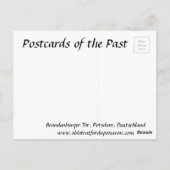 Alte Postkarte - Potsdam, Deutschland (Rückseite)