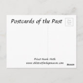 Alte Postkarte - Private Hawk Moth (Rückseite)