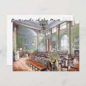 Alte Postkarte - Pump Room, Bad, Somerset (Vorne/Hinten)