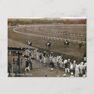 Alte Postkarte - Pune, Indien