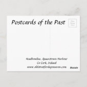 Alte Postkarte - Queenstown, Grafschaft Cork (Rückseite)
